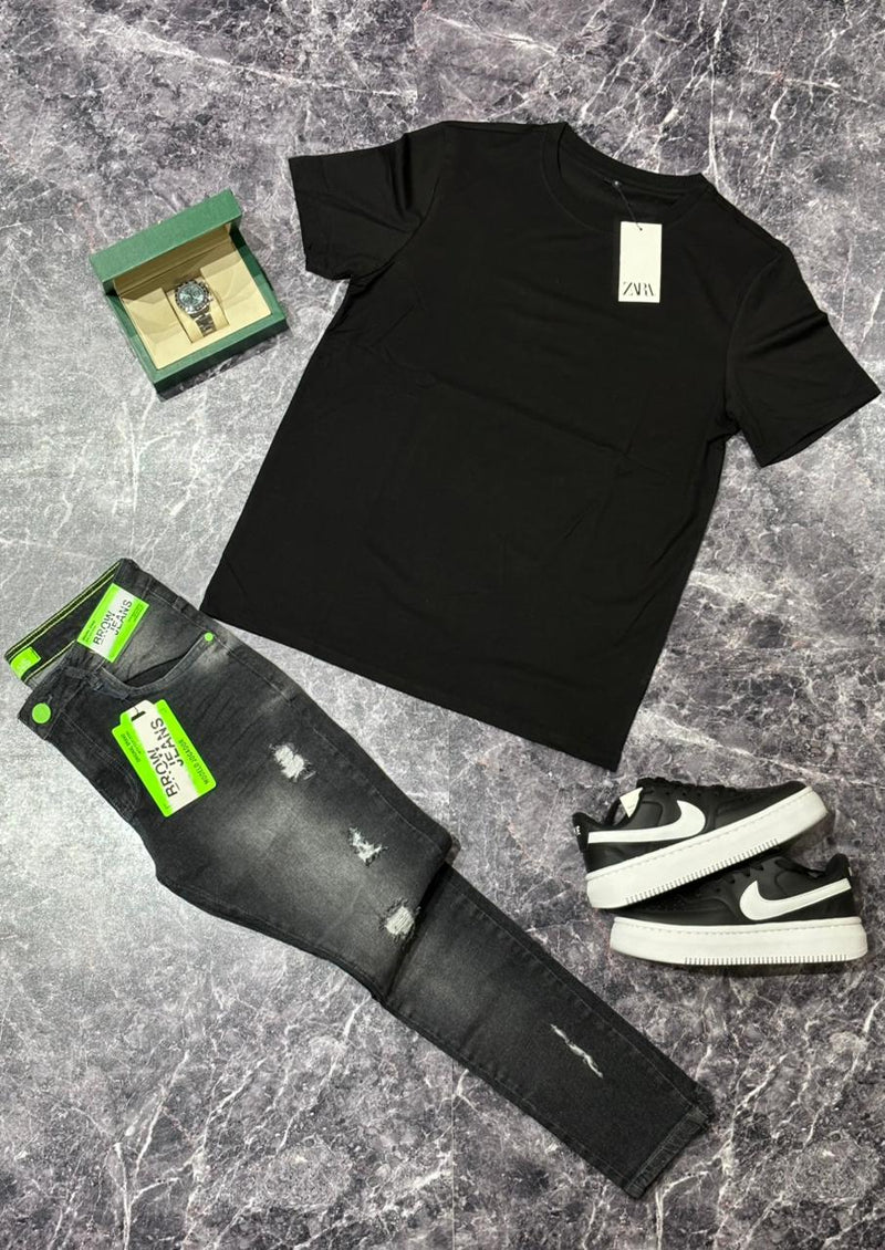 Kit Zara + Brow Jeans + Court Vision