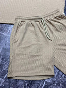 Conjunto Zara Texturizado Creme