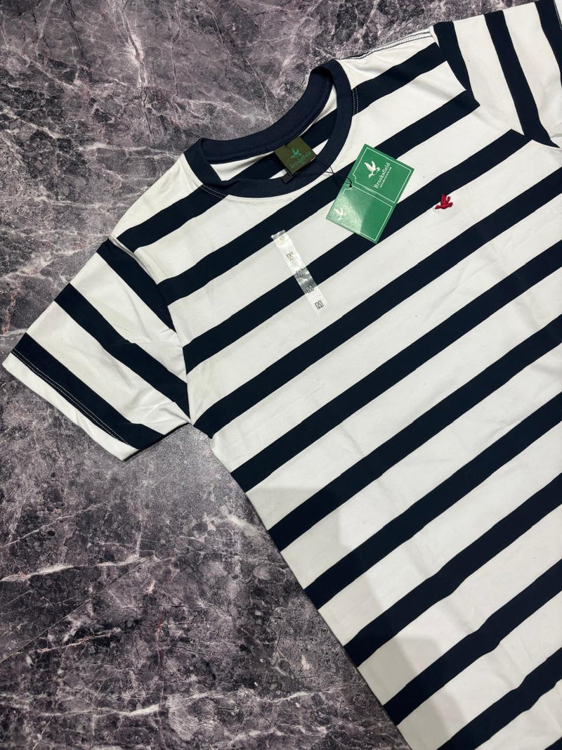 Camisa Brooksfield Preta e Branca