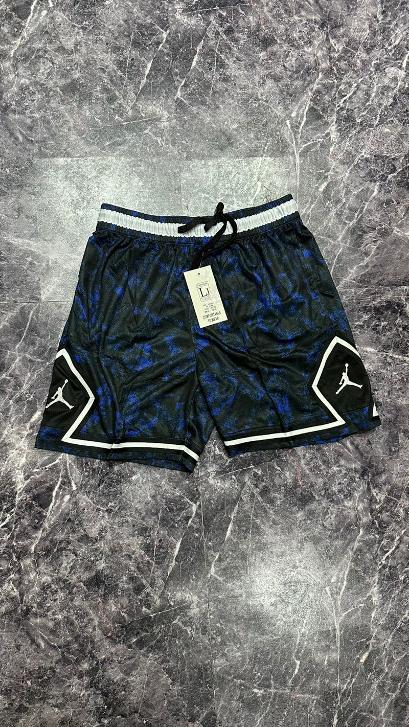 Short Jordan Diamond Preto e azul
