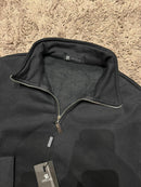 Jaqueta Padrão Zara Meio Zíper Preto Oficial
