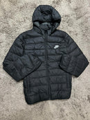 Jaqueta Nike Puffer Black, Capuz removível