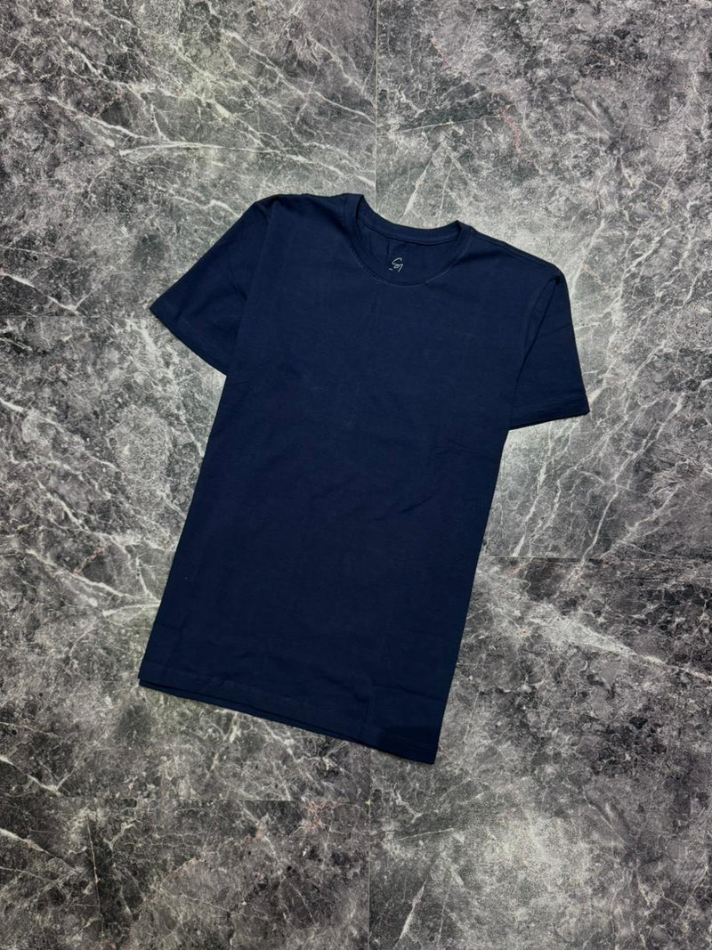 CAMISA BASICA SLIM-FIT AZUL MARINHO ORIGINAL